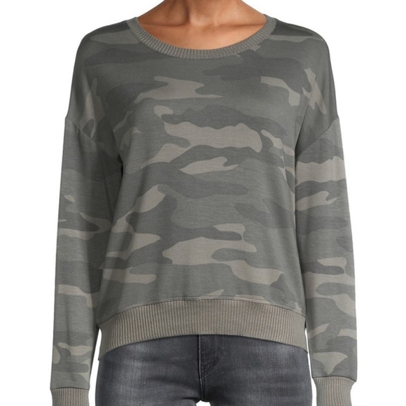 Splendid Sweaters - NWT Splendid Camo Crew Neck Sweater